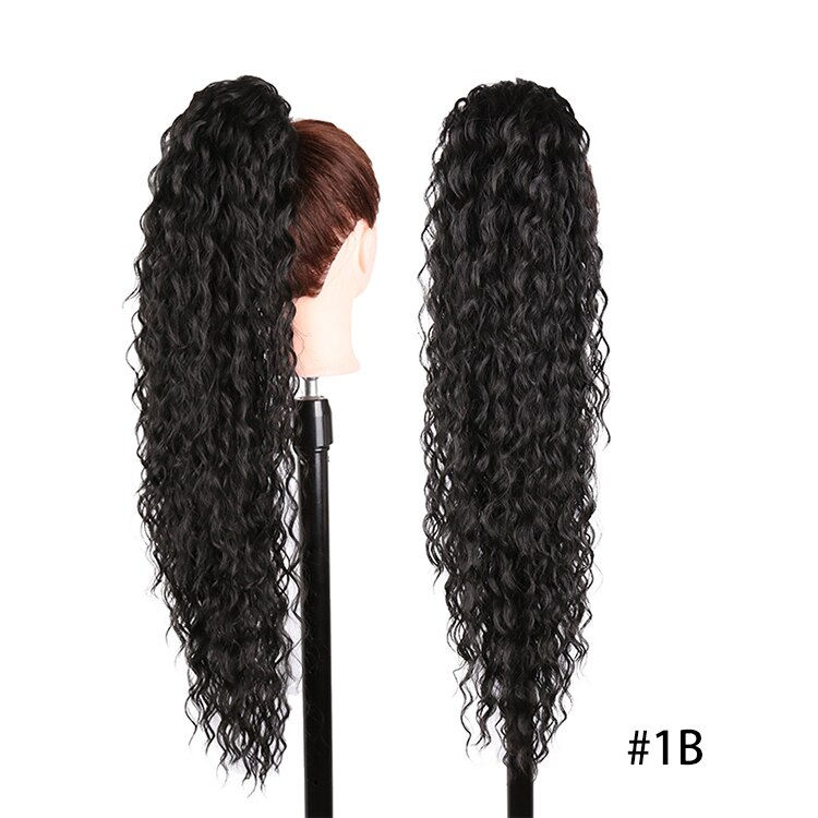 Thumbnail: JULIANNA Synthetic Long Body Wavy Drawstring Ponytail for Women Synthetic Wave 