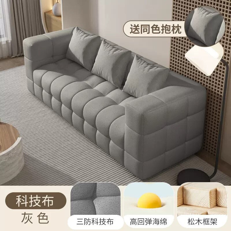 Miniaturbild: Kids Nordic Puff Living Room Sofa Modern Bedroom Loveseat Living Room Sofa Euro