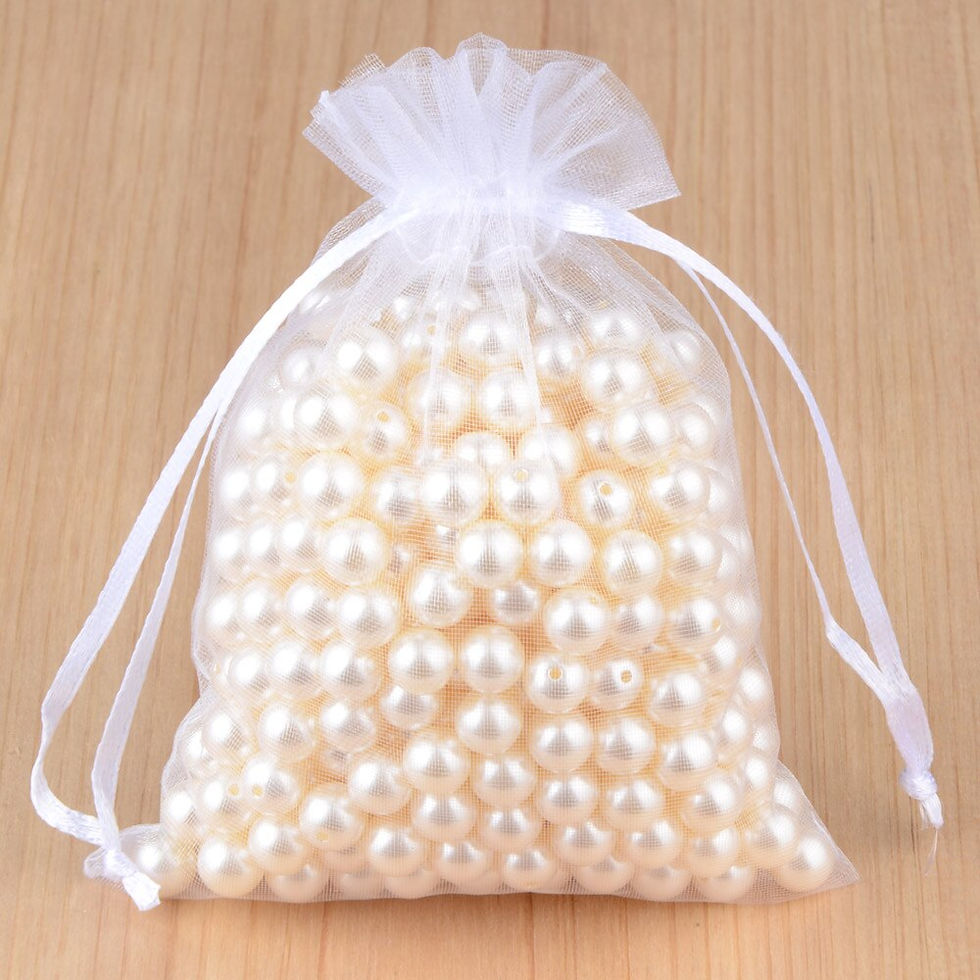 Thumbnail: 100pcs 24 Colors Jewelry Packaging Bag 5*7 7*9 9*12 10*15cm Organza Bags Gift S