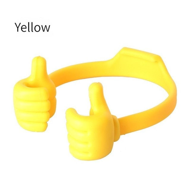 Thumbnail: Thumbs Up Phone Holder Lazy Mobile Phone Thumb Stand Portable Elastic Creative 