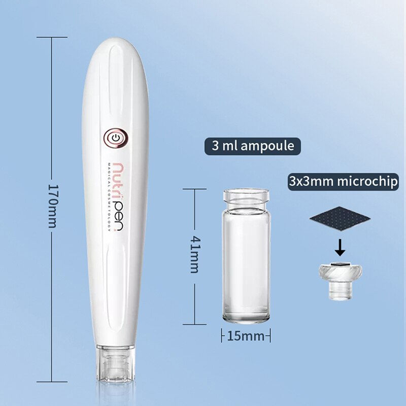 Wireless Electric Micro Needle Beauty Apparatus Facial Auto Injection Deep Hydr
