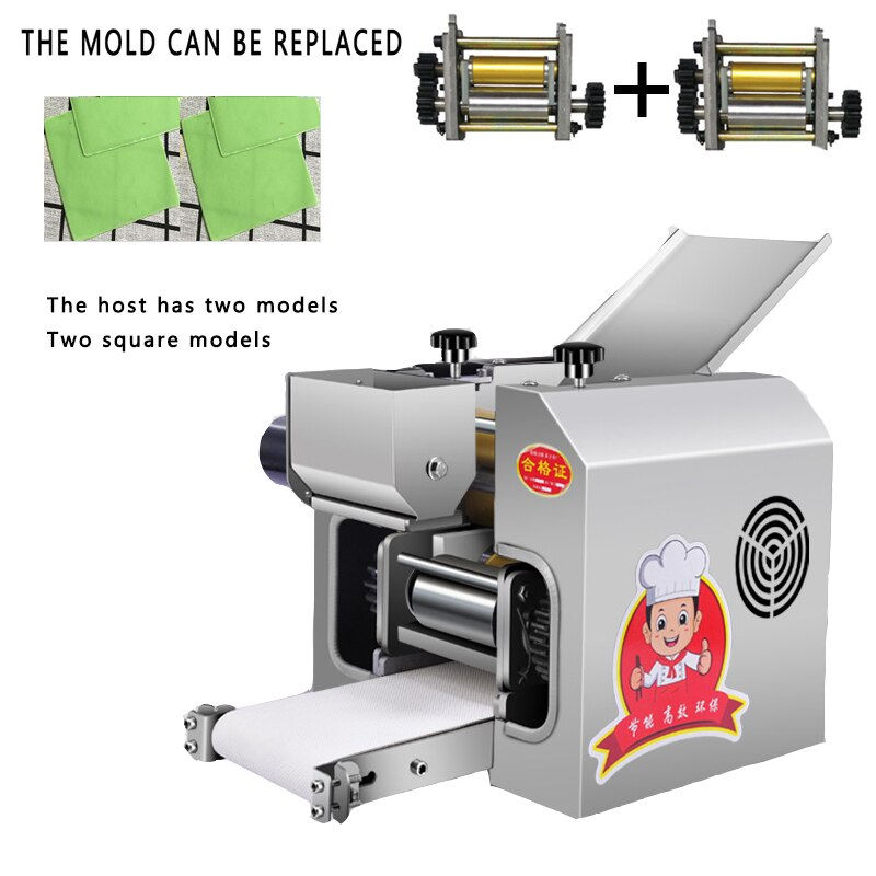Thumbnail: 110V/220V Dumpling Maker Pasta Maker Noodle Maker Wonton Wrapper Slicer Dough S