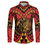 Thumbnail: Polynesian Tribal Tongan Totem Tattoo Tonga Prints Camisa Masculina Long Sleeve