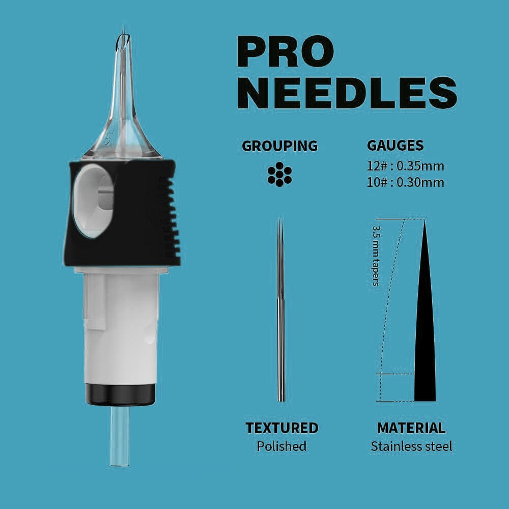 Tattoo Cartridge Needles RS RL RM Disposable Sterilized Safety Tattoo Needle fo