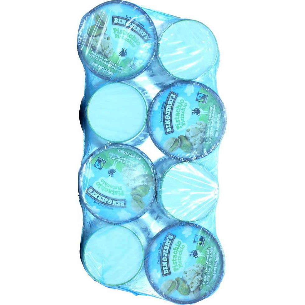 Thumbnail: Ben & Jerry's Pistachio Pistachio Ice Cream, 1 Pint -- 8 per Case.