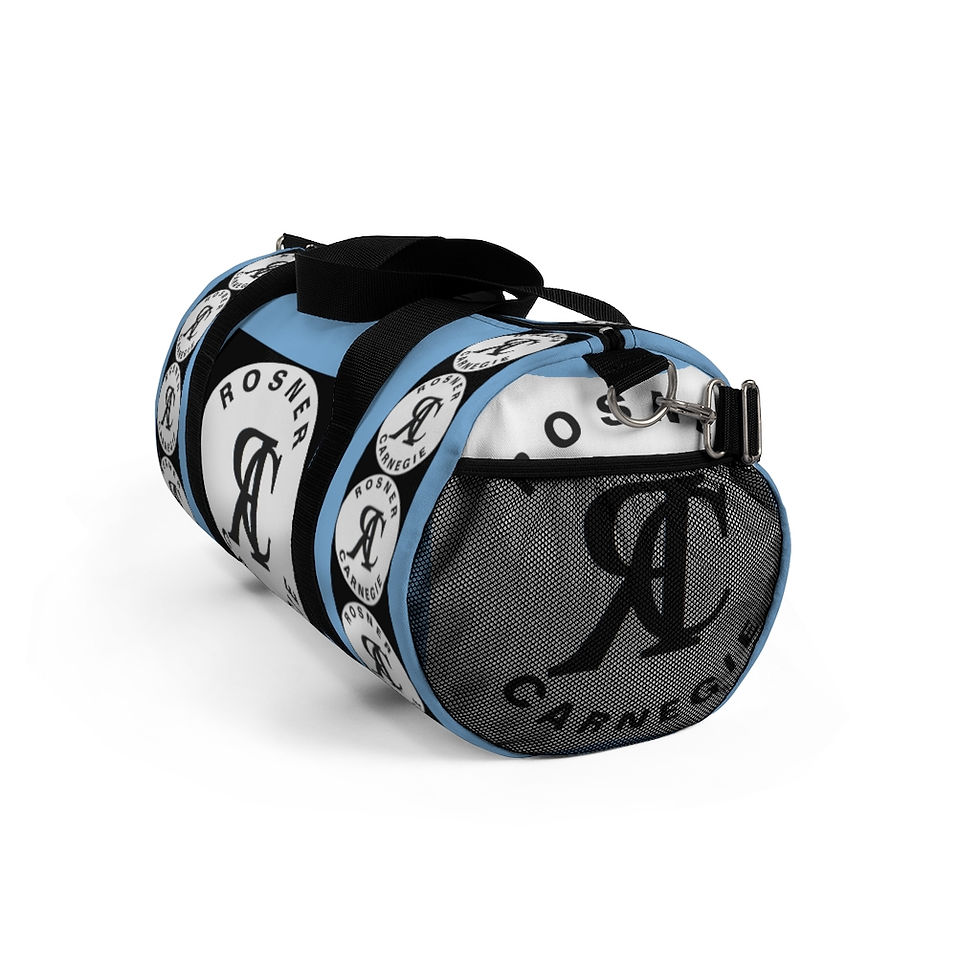 Thumbnail: ROSNER CARNEGIE ATHLETICS® PYUBD2000110 UNISEX LARGE DUFFLE BAG - BABY BLUE