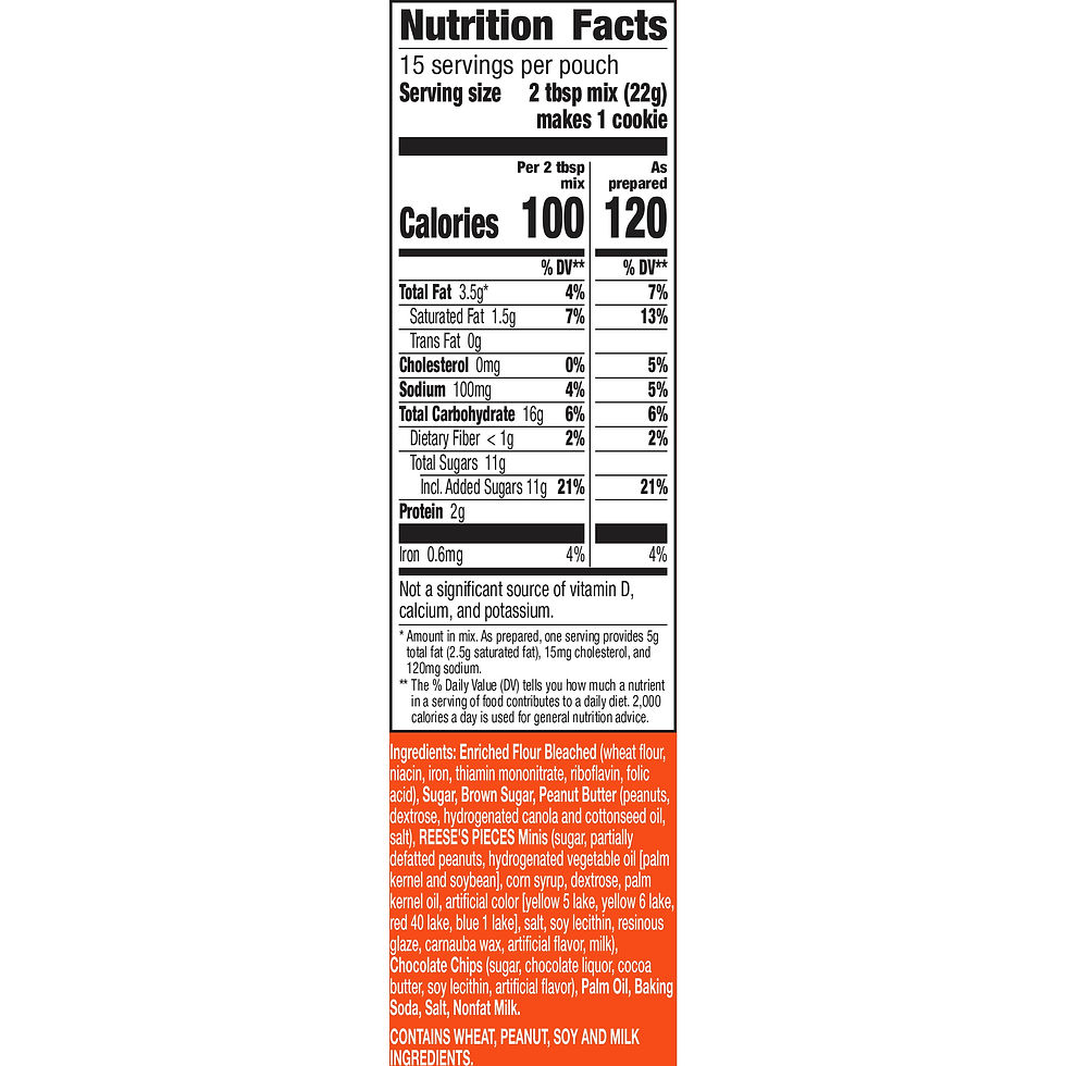 Thumbnail: Betty Crocker REESE'S PIECES Cookie Mix, 11.9 Ounces