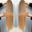 Thumbnail: Straight Hair Bundles Extensions Smooth Ombre Hair Weaving 36Inch Super Long Sy