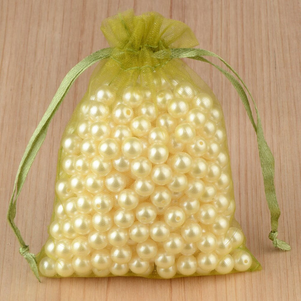 Thumbnail: 100pcs 24 Colors Jewelry Packaging Bag 5*7 7*9 9*12 10*15cm Organza Bags Gift S