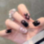Thumbnail: 24pcs Detachable Finished Fingernails Almond Artificial Fake Nails With Glue Fu