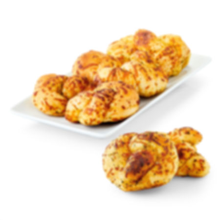 WISHALIVE FRESH Three Cheese Garlic Bread Knots, 12.1 oz, 8 Count