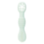 Thumbnail: Baby Spoon Forks Set Food Grade Silicone Sticky Spoon Children Cutlery Training