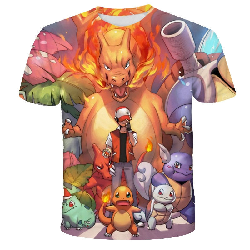 Thumbnail: Kids Boys Girls Fashion T-shirt Oversized Tops T Shirts Summer Children Casual 