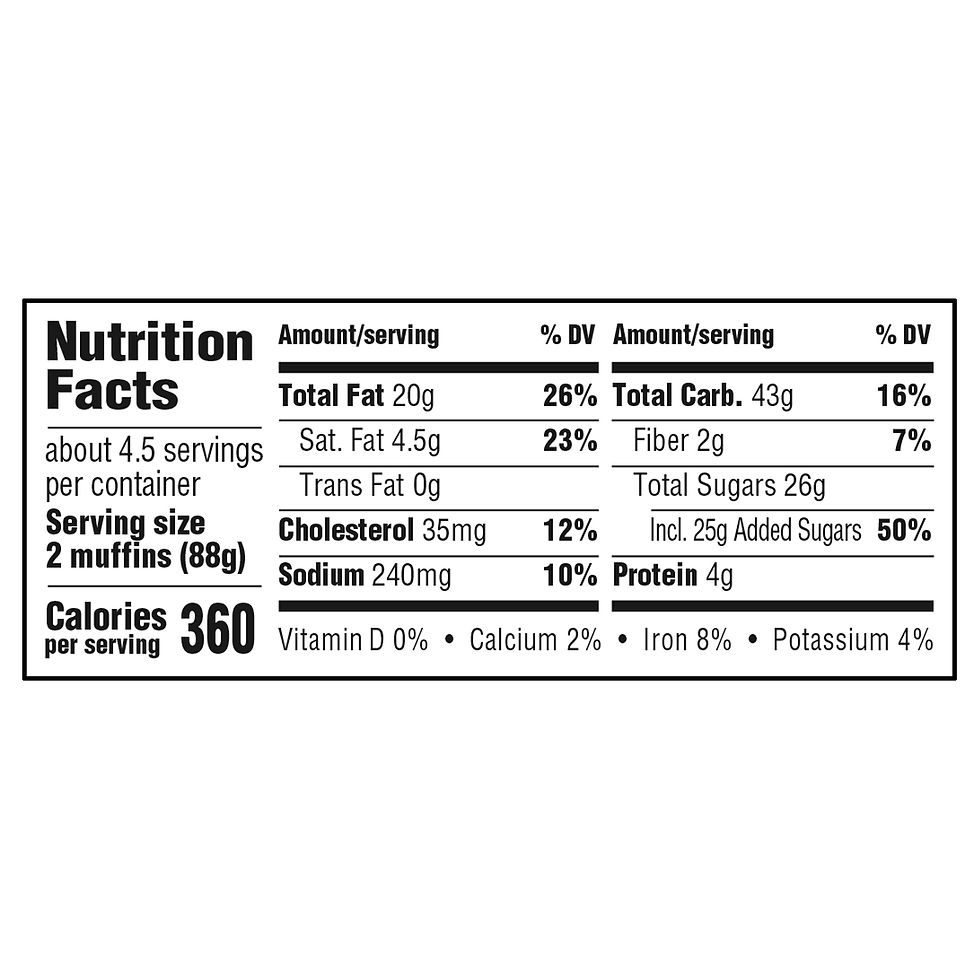 Thumbnail: WISHALIVE FRESH Triple Chocolate Muffins 14 oz, 9 Count