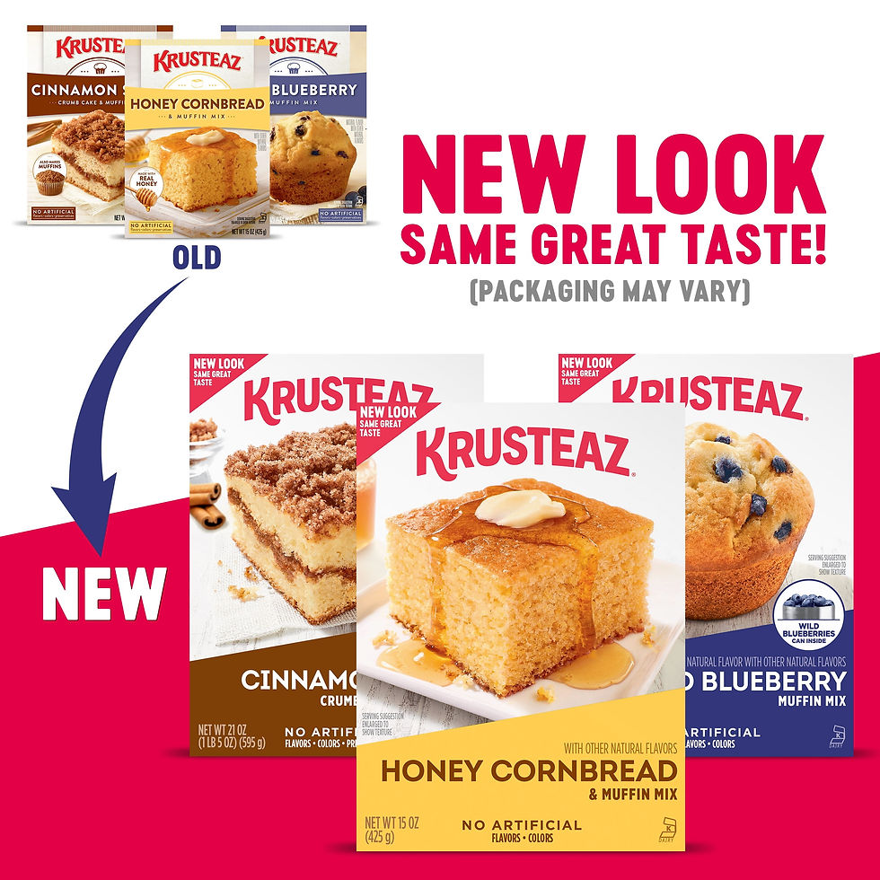 Thumbnail: Krusteaz Meyer Lemon Pound Cake and Glaze Mix, 16.5 oz Box