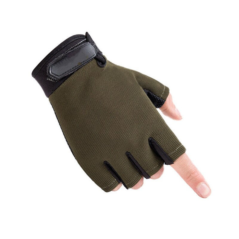 Thumbnail: Half Finger Bicycle Gloves Men Mtb Cycling Motorcycle Gloves Outdoor Military T