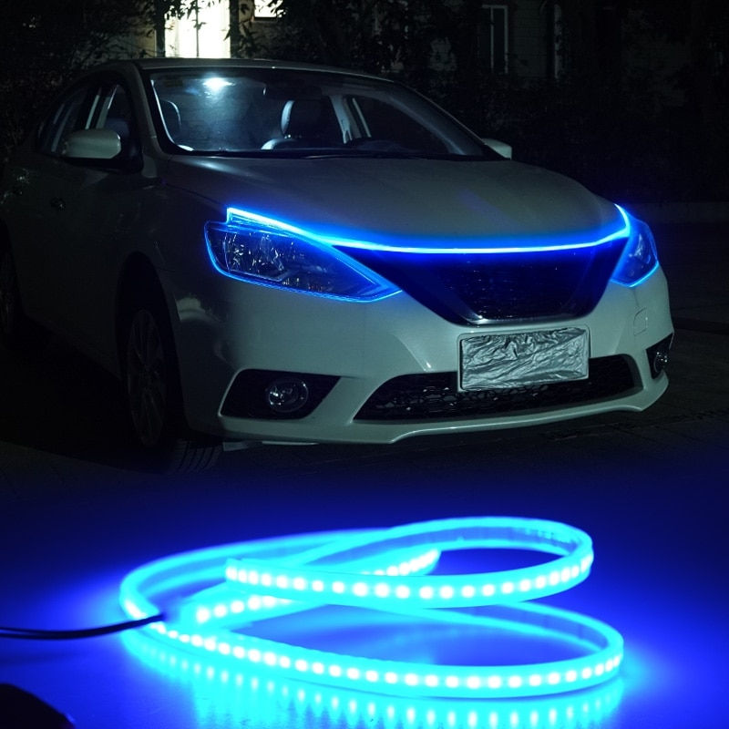 Thumbnail: LED Car Hood Atmosphere Lght Strip Waterproof Auto Exterior Decoration Lighting
