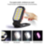 Thumbnail: High Power LED Flashlight Rechargeable COB Work Light Adjustable Waterproof Cam
