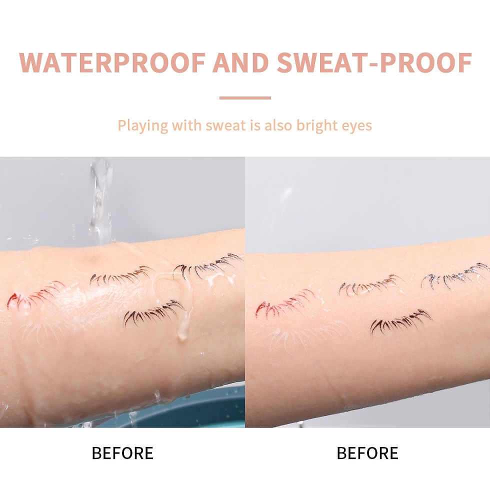 Thumbnail: Black Brown Liquid Eyeliner Pen Waterproof Long-lasting Smooth Eyeliner Sweat-p