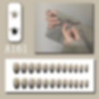 Thumbnail: 24pcs Detachable Almond False Nails Long Wearable French Fake Nails Full Cover 
