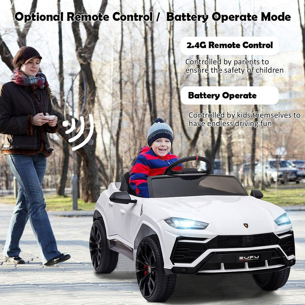 Thumbnail: Lamborghini 12 V Powered Ride on Cars, Remote Control, Battery Powered, White