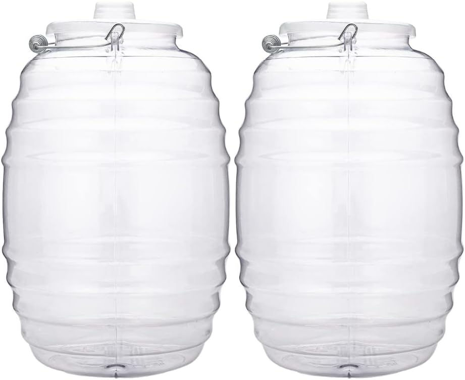Thumbnail: CHAMPS 3 Gallon Jug with Lid and Spout - Aguas Frescas Vitrolero Plastic Water 