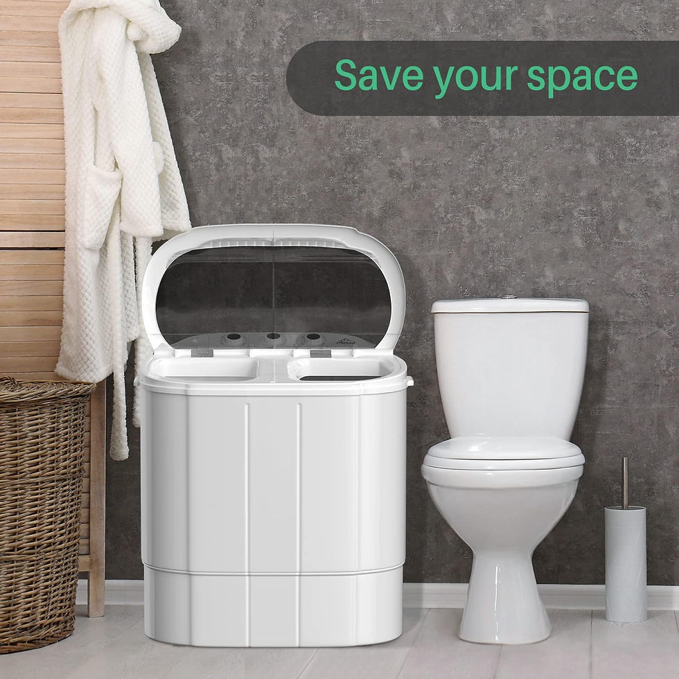 TOREAD Portable Small Washing Machine, 13.5Lbs Mini Compact Washer and Spinner