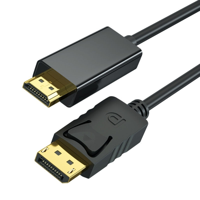DP DisplayPort To HDMI Cable DisplayPort Male To Male HDMI Compatible Video Aud