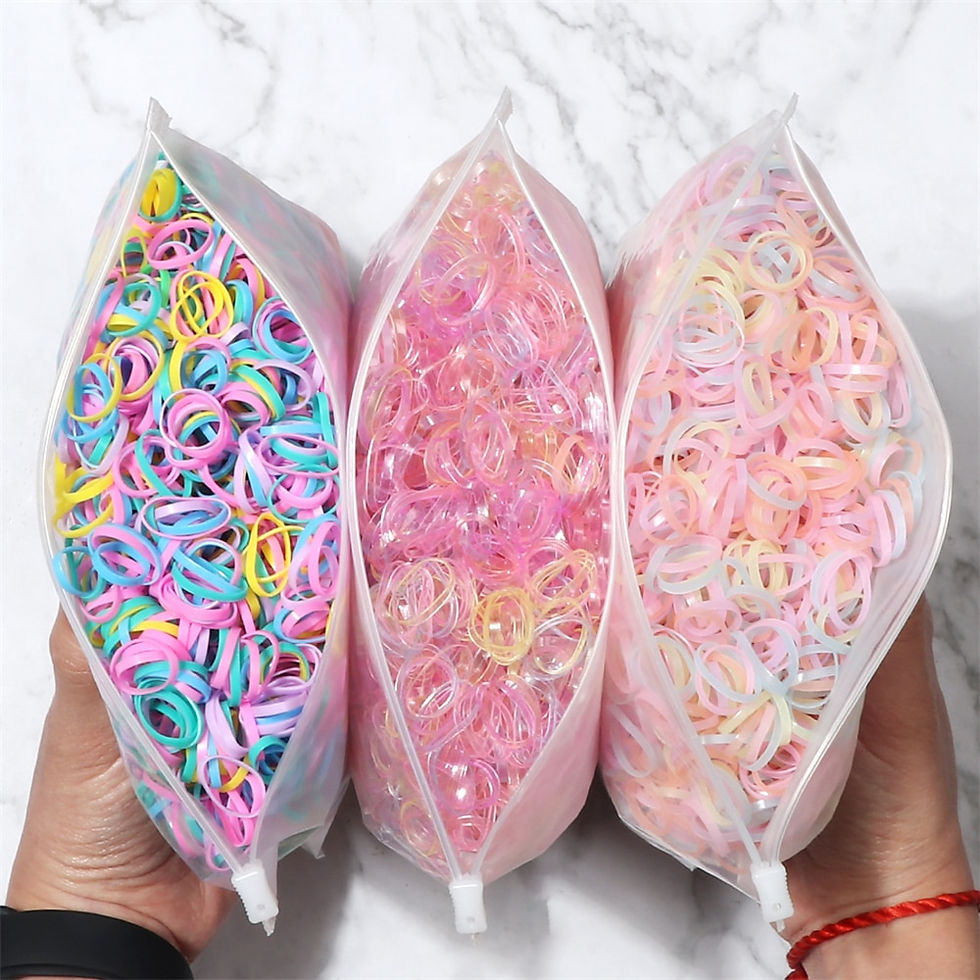 Miniaturbild: 1000/2000PCS Kid Elastic Rubber Band Small Scrunchie Hair Bands for Children Ba
