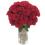 Thumbnail: 50 Stems of Hearts Red Roses- Beautiful Fresh Cut Flowers- Express Delivery