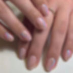Thumbnail: 24pcs Simple Style Nail Art Colorful Lines Fake Nails In Shape Of Water Drop Pr