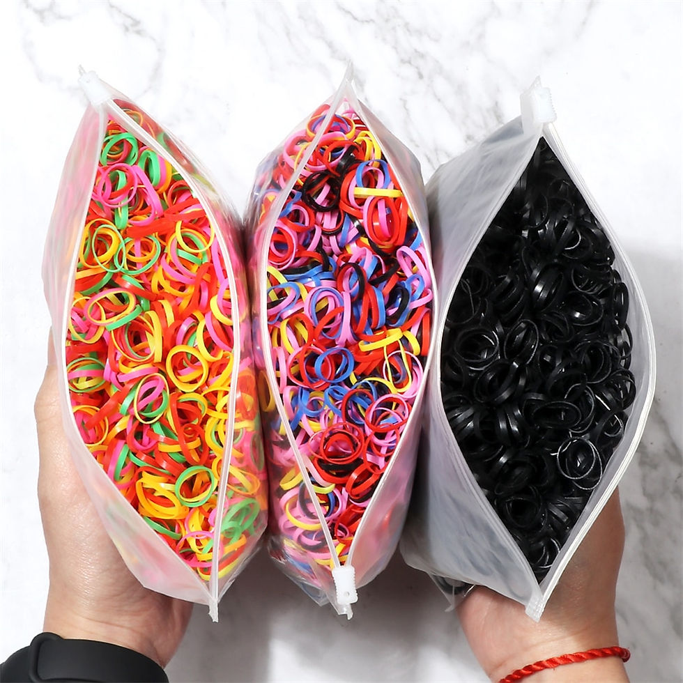 Miniaturbild: 1000/2000PCS Kid Elastic Rubber Band Small Scrunchie Hair Bands for Children Ba