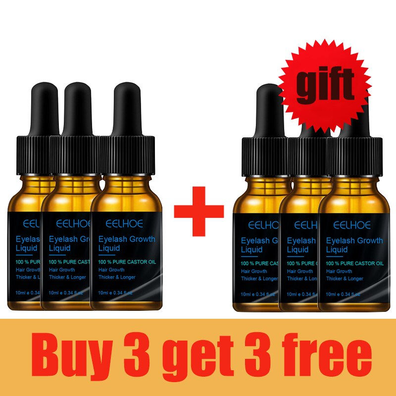 Thumbnail: Natural Eyelash Growth Serum 7 Days Fast Eyelashes Enhancer Longer Thicker Full