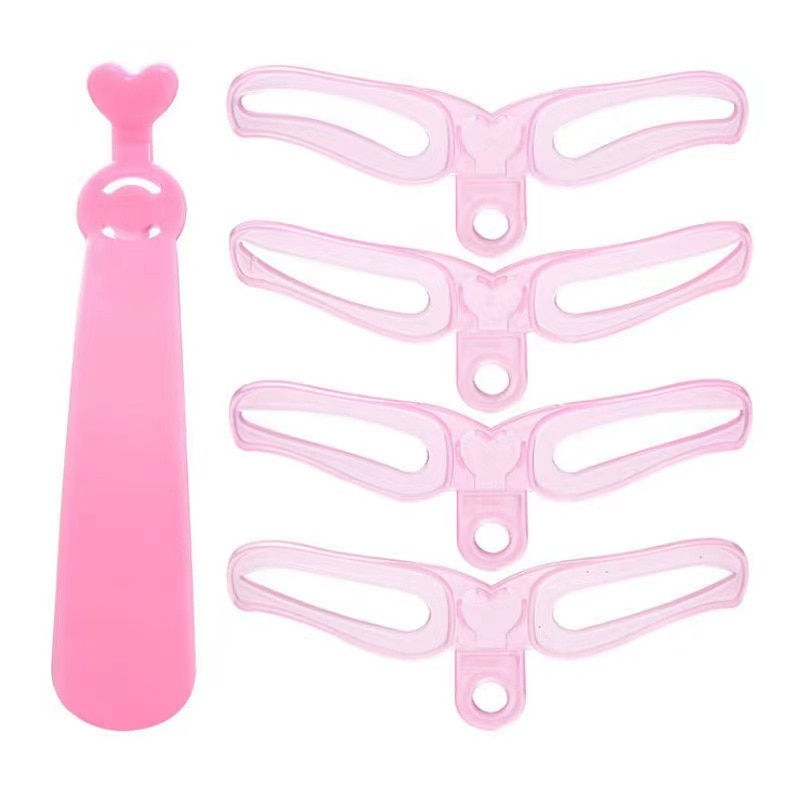 Thumbnail: 4/8Pcs Reusable Eyebrow Shaping Brow Template Eyebrow Stencils DIY Drawing Guid