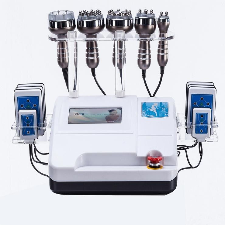 Newest 6 in 1 Rf 40K Cavitation Vacuum Lipolaser Weight Loss machine Lipo Laser