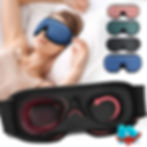 Thumbnail: 3D Sleeping Mask Blocking Light Sleep Eye Mask Memory Foam Eyeshade Soft Padded