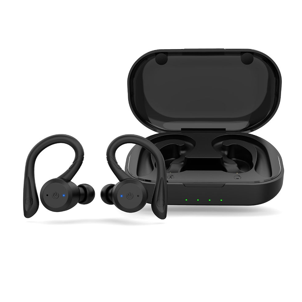 Thumbnail: 20 Hours Play Time Swimming Waterproof MS-T40 Bluetooth Earphone Dual Wear Styl
