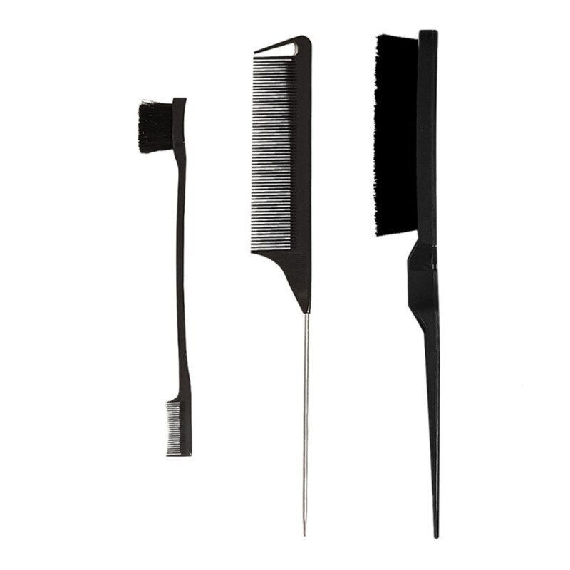 Thumbnail: Comb Set Hair Styling Special Pointy Tail Beating Double Headed Brush Eyebrow L