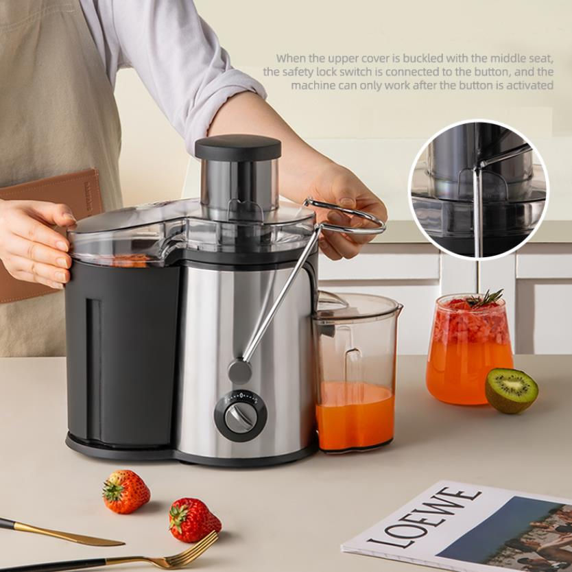 Thumbnail: Slow Juicer Extractor Electric Fruit Juicer Machine Cold Press FilterFree Easy 