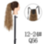 Thumbnail: 34Inches Synthetic Wavey Long Natural Hair Ponytail Extension Wrap Around Clip 