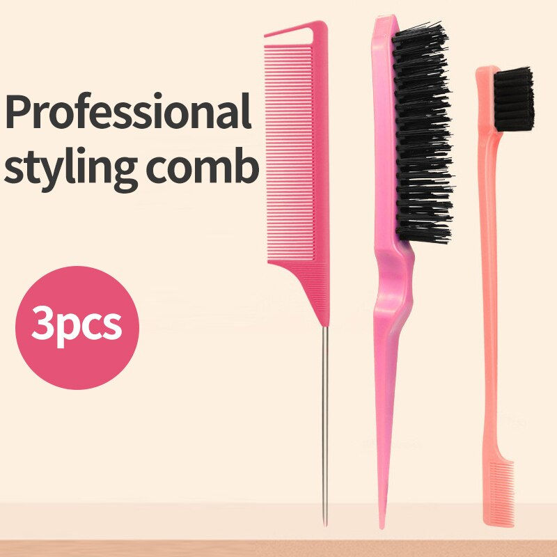 Thumbnail: Comb Set Hair Styling Special Pointy Tail Beating Double Headed Brush Eyebrow L