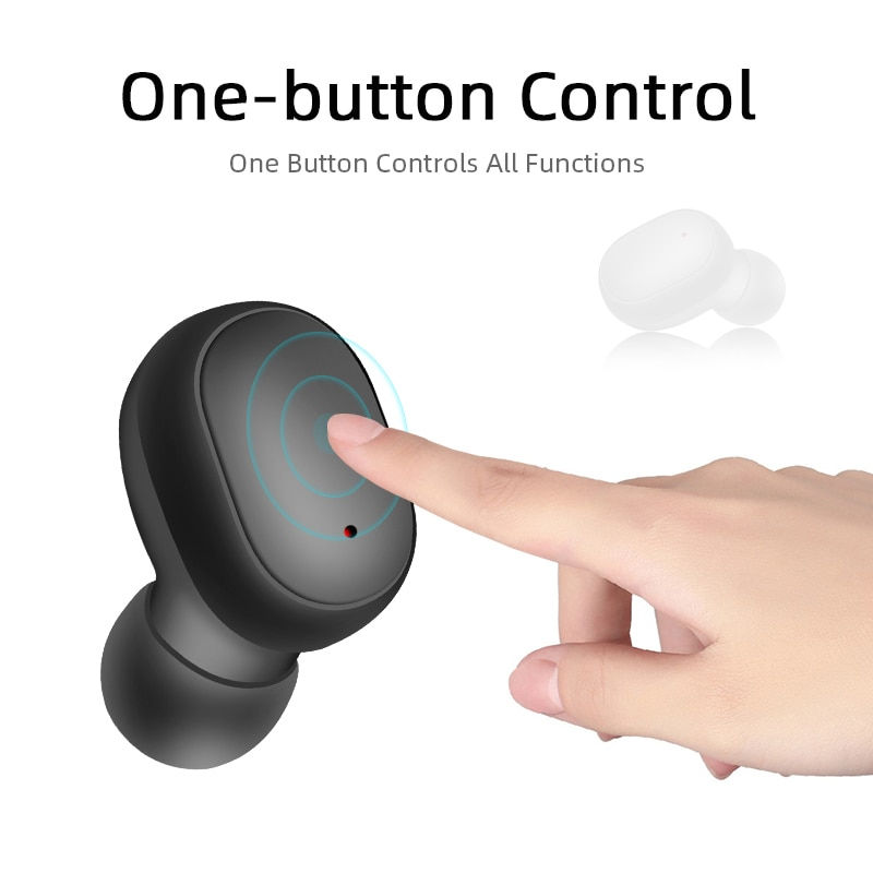 Thumbnail: TWS E6S Fone Bluetooth Earphones Wireless Headphones LED Display Noise Cancelli