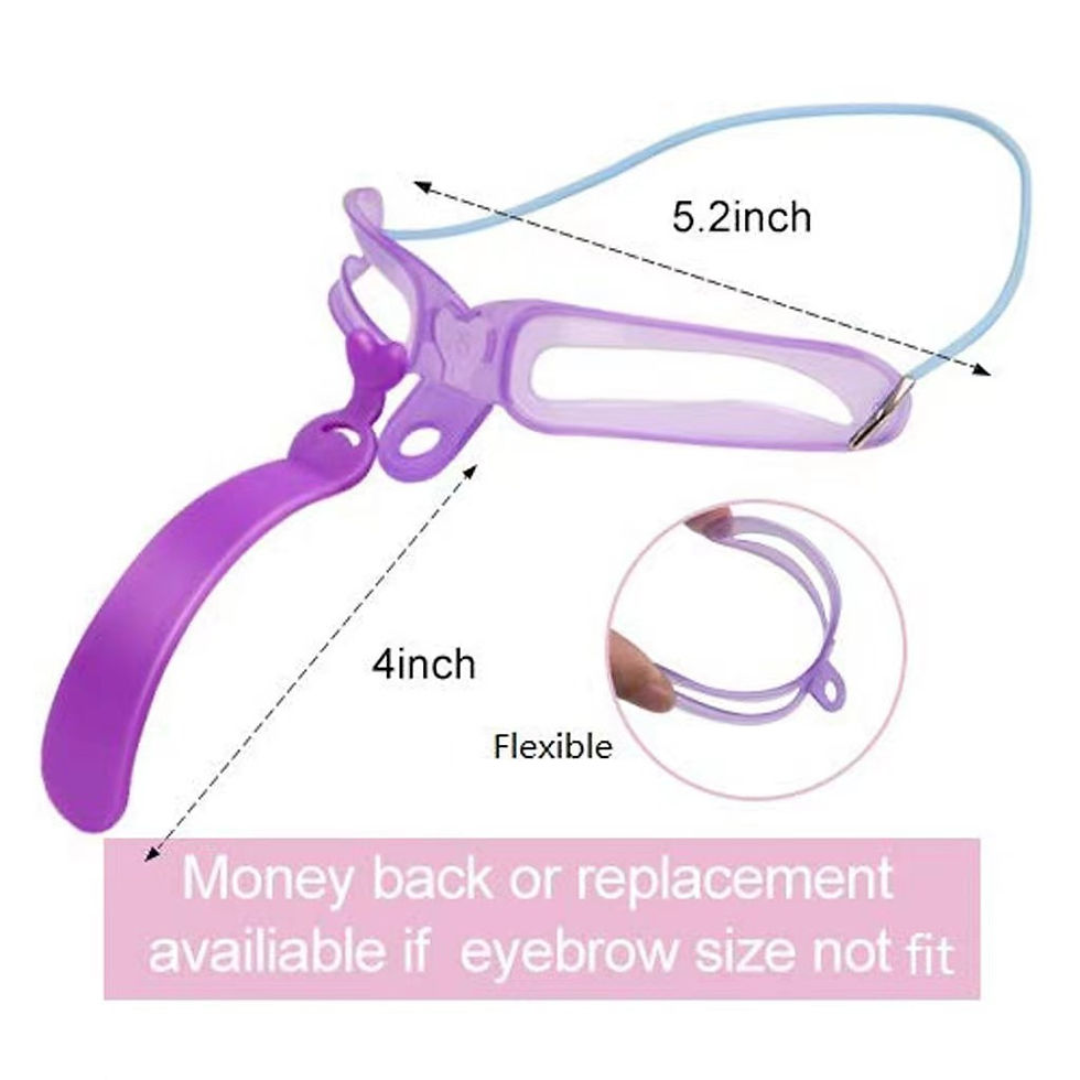 Thumbnail: 4/8Pcs Reusable Eyebrow Shaping Brow Template Eyebrow Stencils DIY Drawing Guid