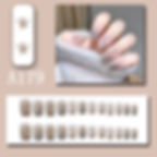 Thumbnail: 24pcs Detachable Almond False Nails Long Wearable French Fake Nails Full Cover 