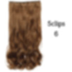 Miniaturbild: Synthetic Long Wavy Hairstyles 5 Clips Hair Extensions Heat Resistant Clip In H
