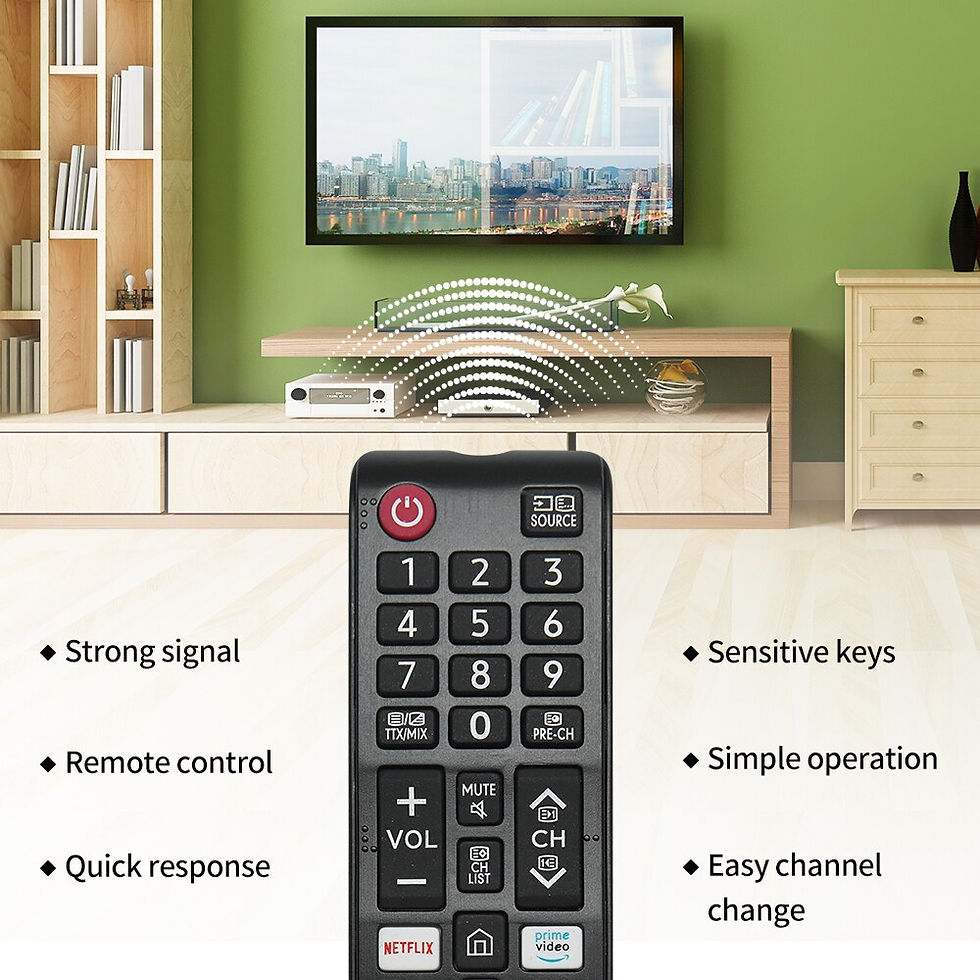 Thumbnail: BN59 01315B For Samsung Remote Control Compatible with UE43RU7100 UE49RU7100 UE
