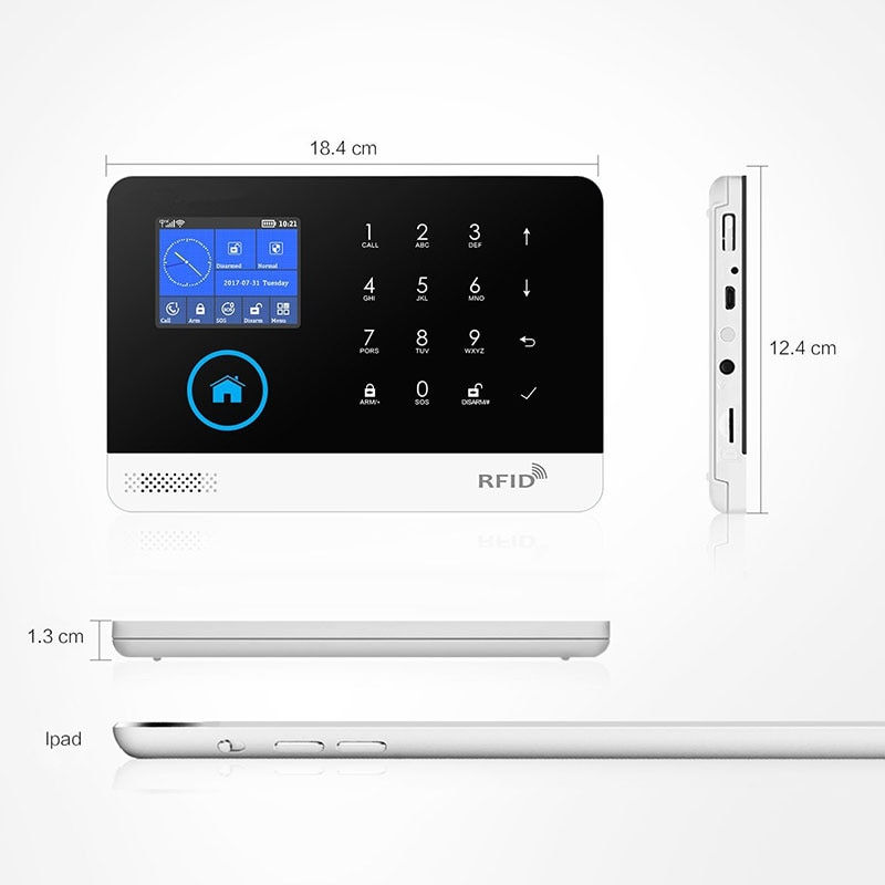 Thumbnail: PG-103 Home Security Alarm System Wifi GSM Alarm Intercom Remote Control Autodi