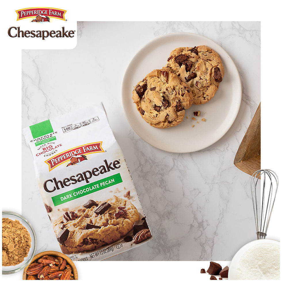 Thumbnail: Pepperidge Farm Chesapeake Crispy Dark Chocolate Pecan Cookies, 7.2 oz Bag (8 C