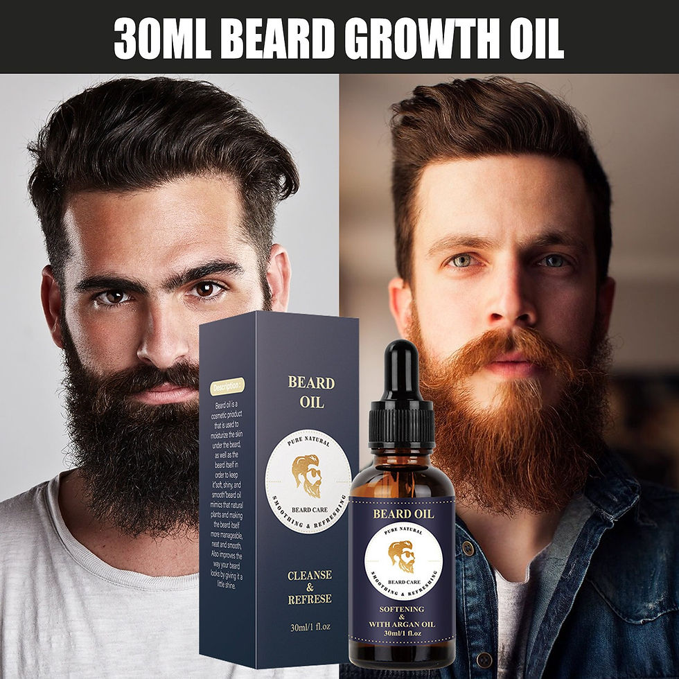 Thumbnail: New Beard Oil for Men Conditioner Provide Nourishment Enhance Natural Shine Sof