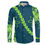 Thumbnail: Polynesian Tribal Fijian Totem Tattoo Fiji Prints Long Sleeve Shirt Slim Fit Ma